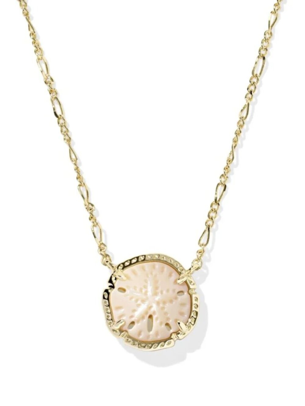 Kendra Scott x Sand Dollar Gold Short Pendant Necklace